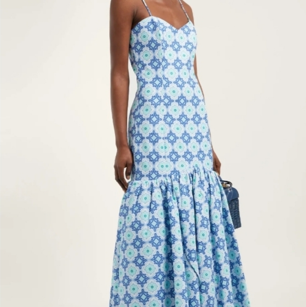 Rebecca De Ravenel Daffodil Maxi Dress